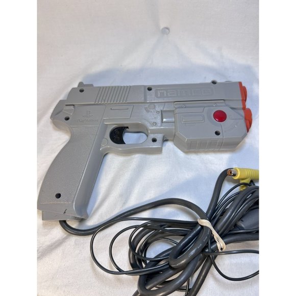 Tested Original Namco Guncon Light Gun Gray NPC-103 For Playstation 1 - Picture 2 of 2
